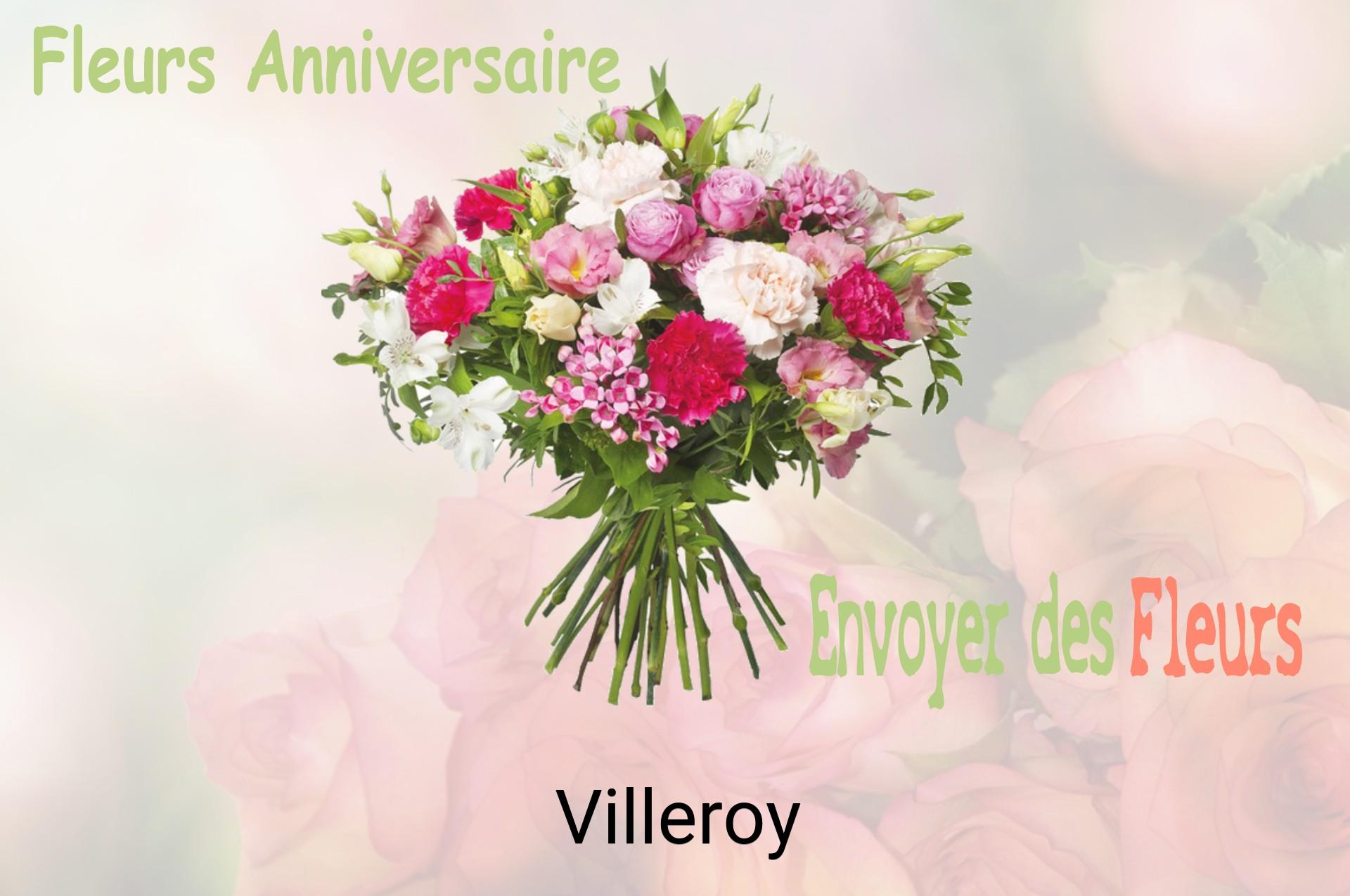 Bouquet de fleurs d’anniversaire livré à Villeroy